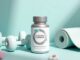 Flux Dev Create an eyecatching image featuring a bottle of bod 1 1